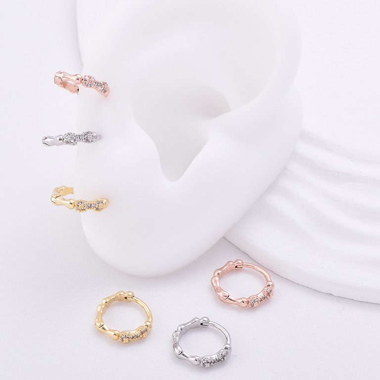 Aretes huggies 3140 (3 pares)