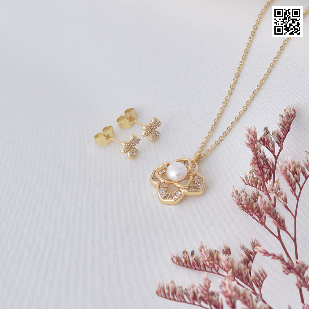 Juego de aretes 0041 dorado