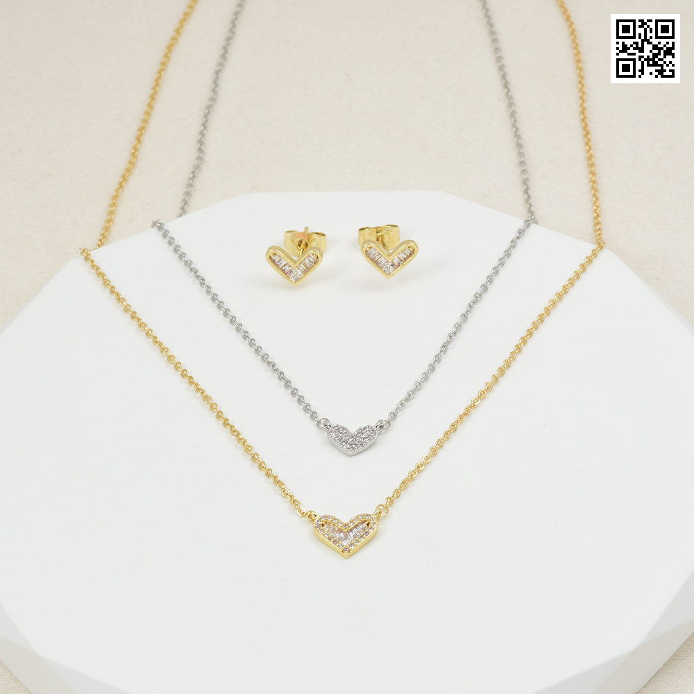 Juego de aretes 3093 dorado