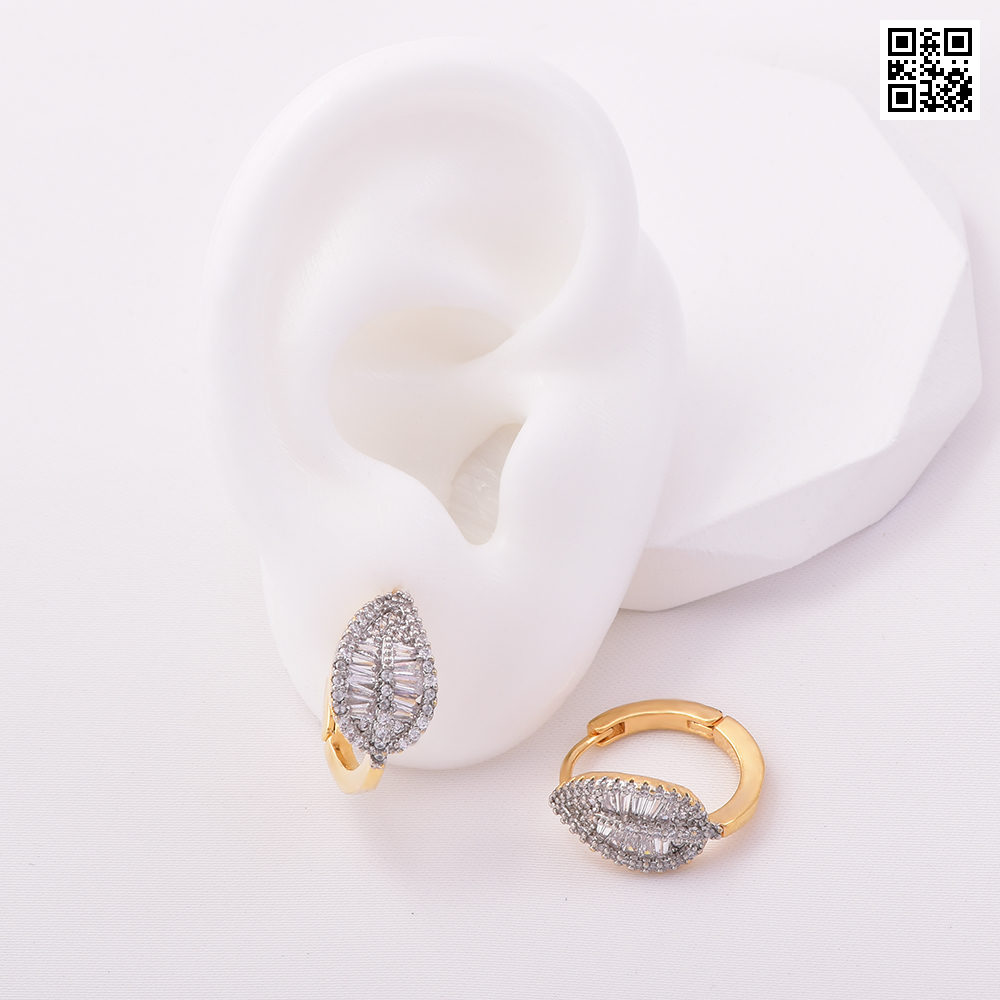 Aretes huggies 1449 dorado