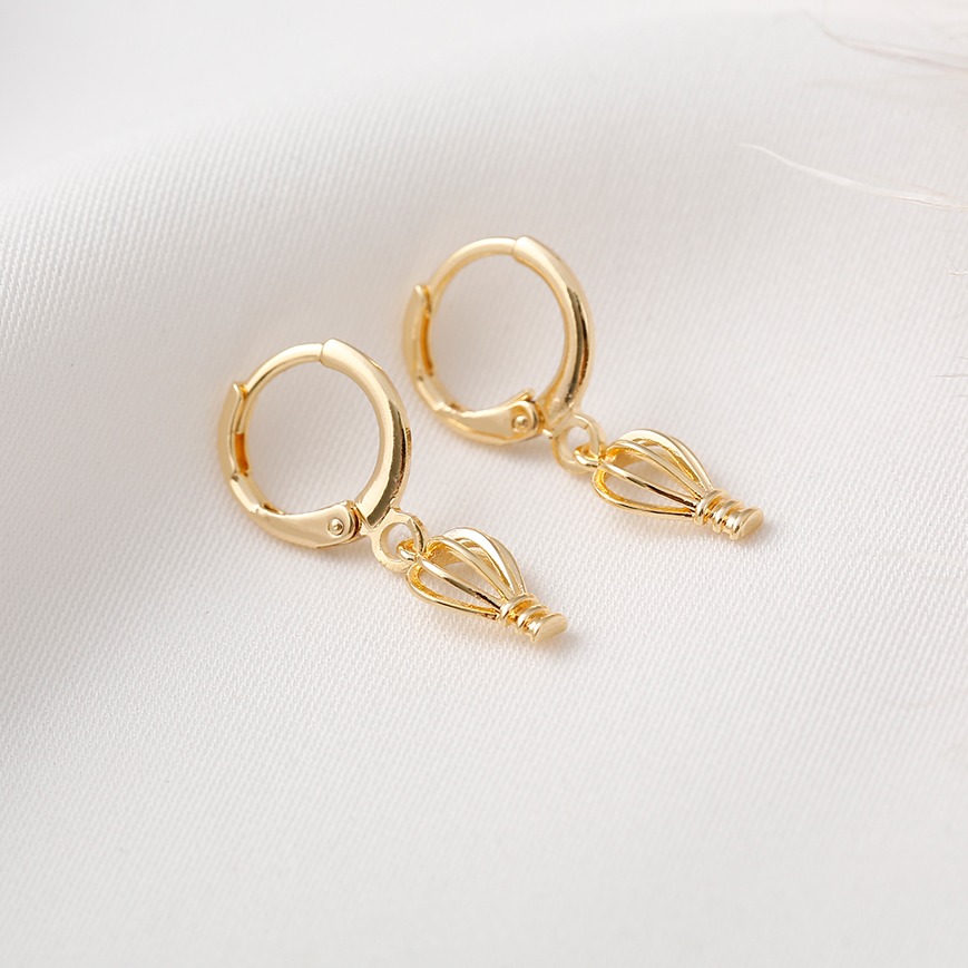 Aretes huggies 2051 dorado