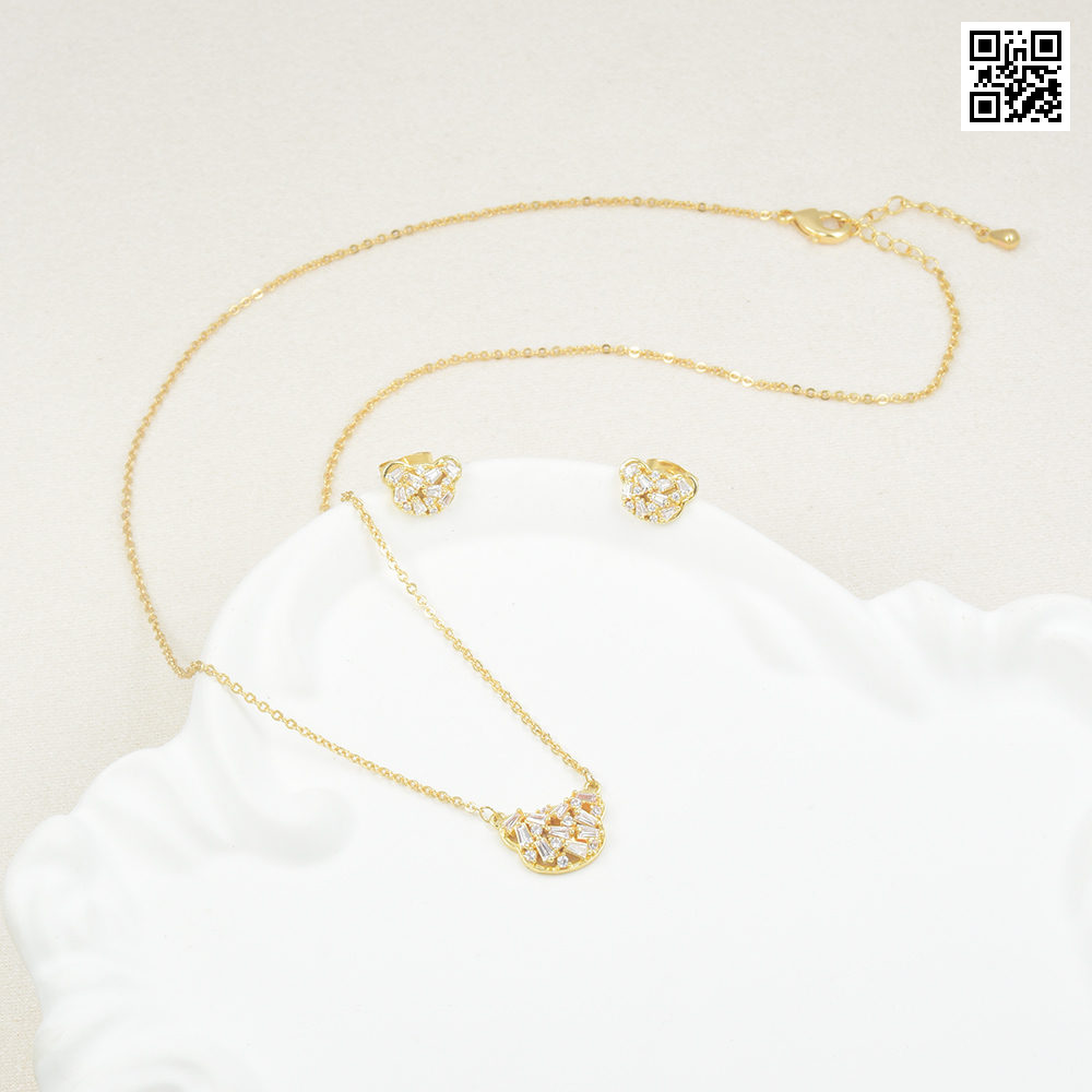 Juego de aretes 3145 dorado