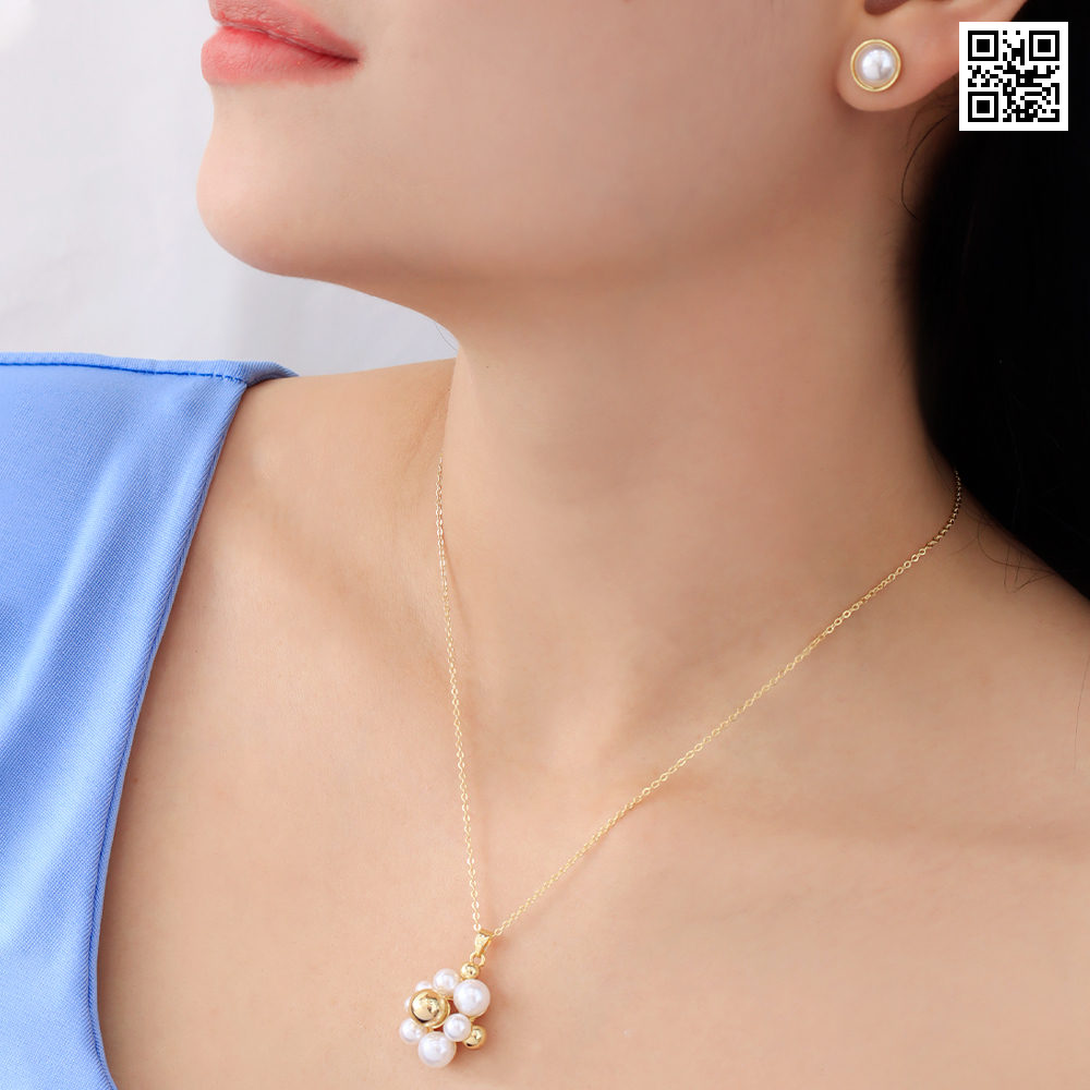 Juego de aretes 0055 dorado