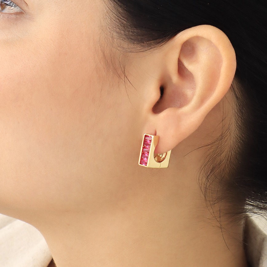 Aretes huggies 9361