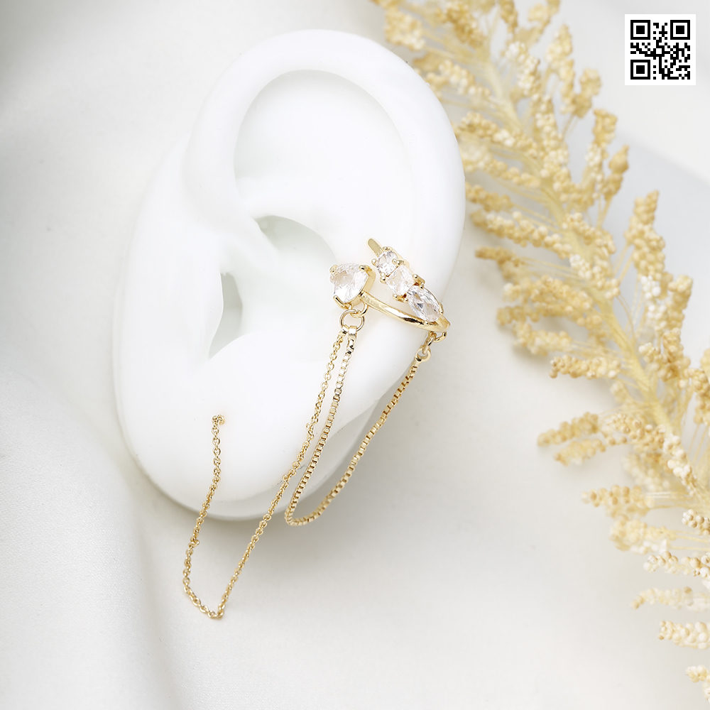 Ear cuff 3518 dorado