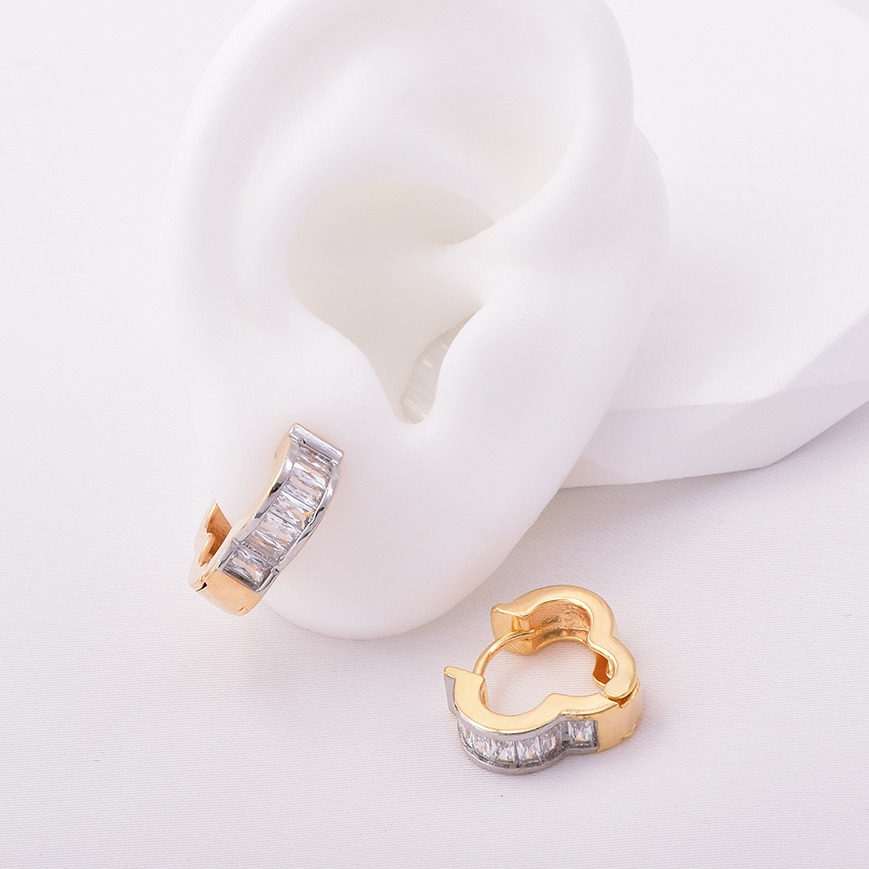 Aretes huggies 1335 dorado