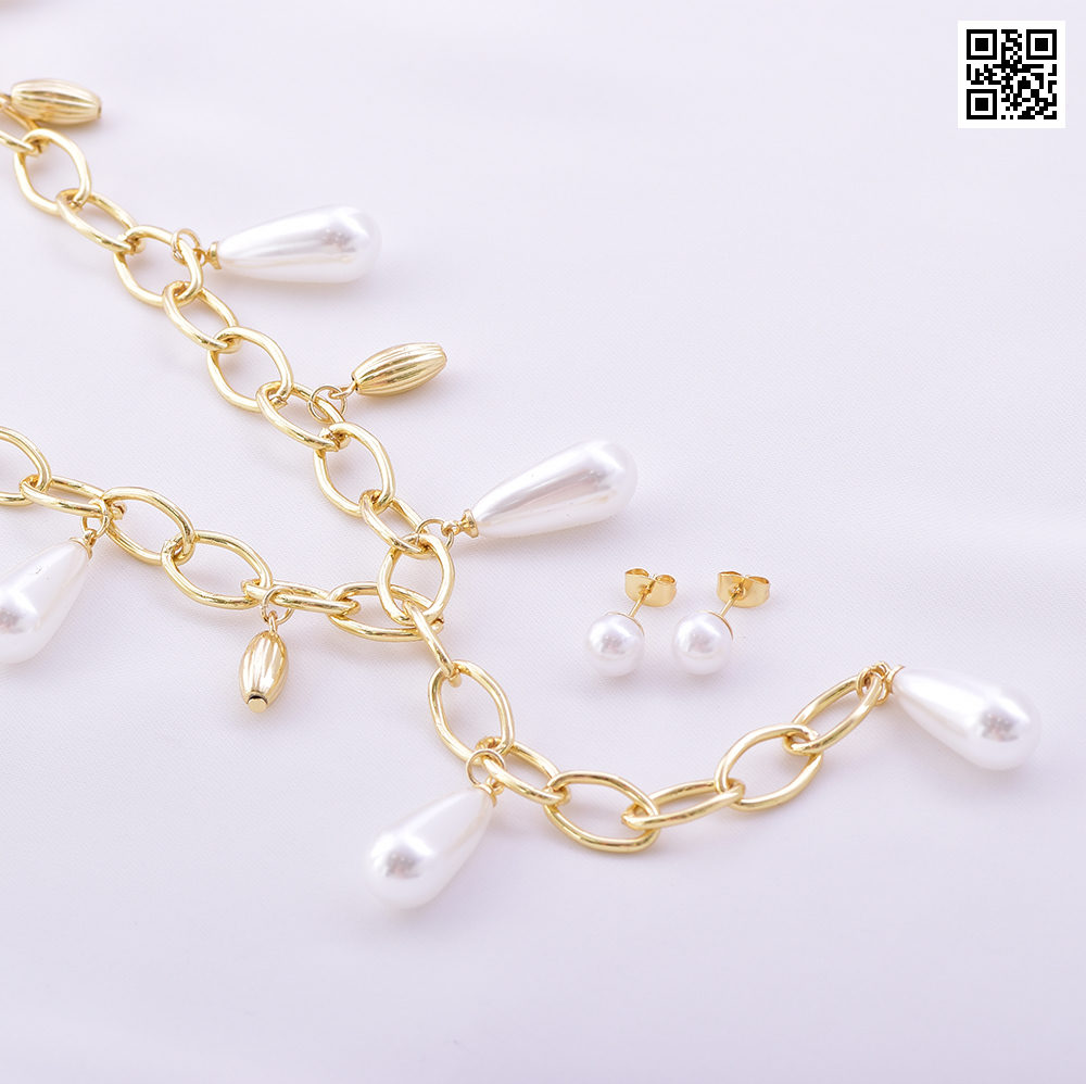 Juego de aretes 0102 dorado