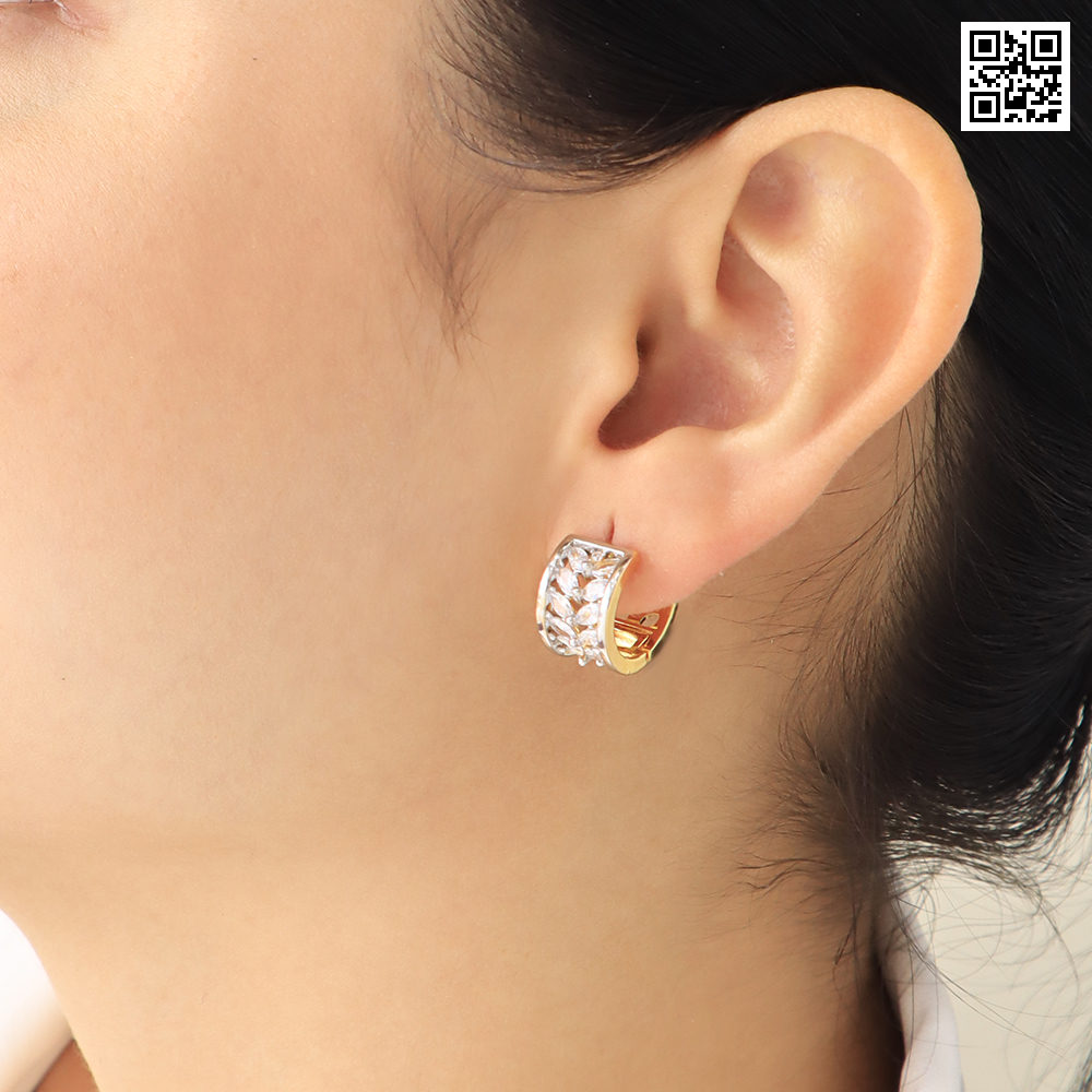 Aretes huggies 1453 dorado