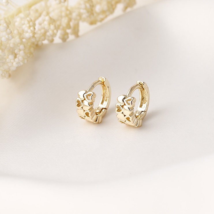 Aretes huggies 2016 dorado