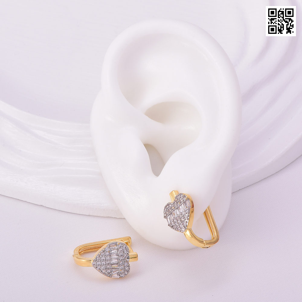 Aretes huggies 1480 dorado