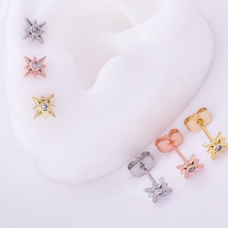 Aretes topo 3123 (3 pares)
