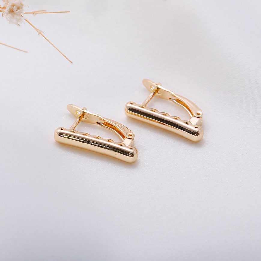 Aretes huggies 2532 dorado