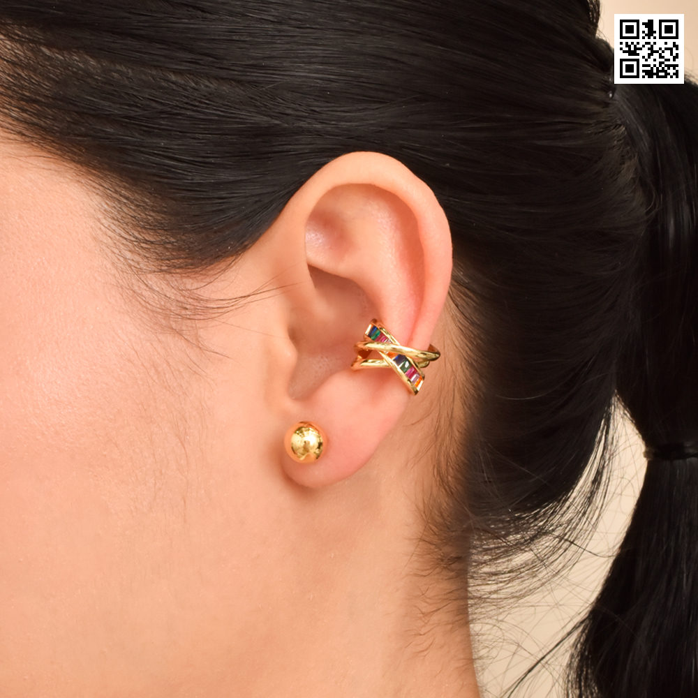 Ear cuff 7085 dorado