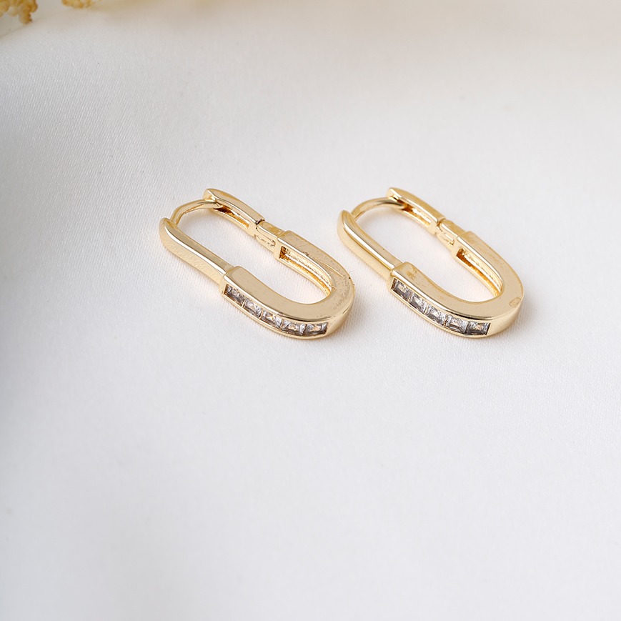 Aretes huggies 3576 dorado