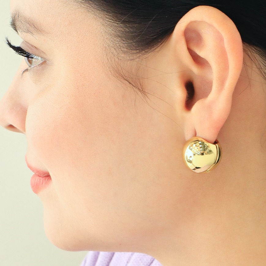 Aretes huggies 8024 dorado