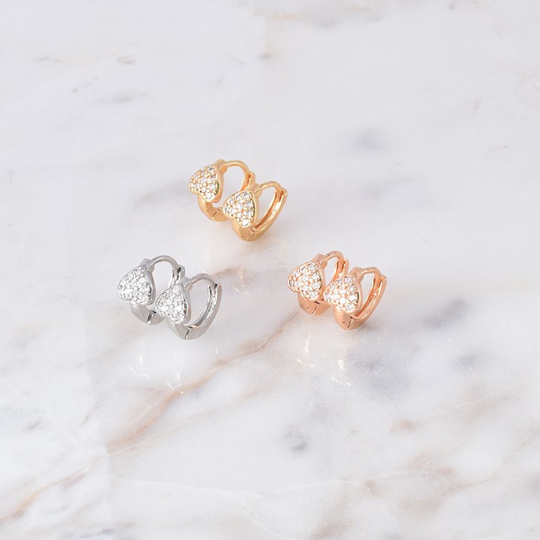 Aretes huggies 6022 (3 pares)