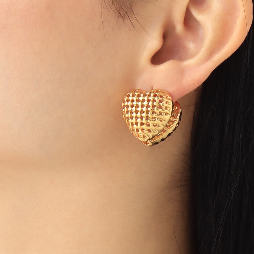 Aretes huggies 3228 dorado