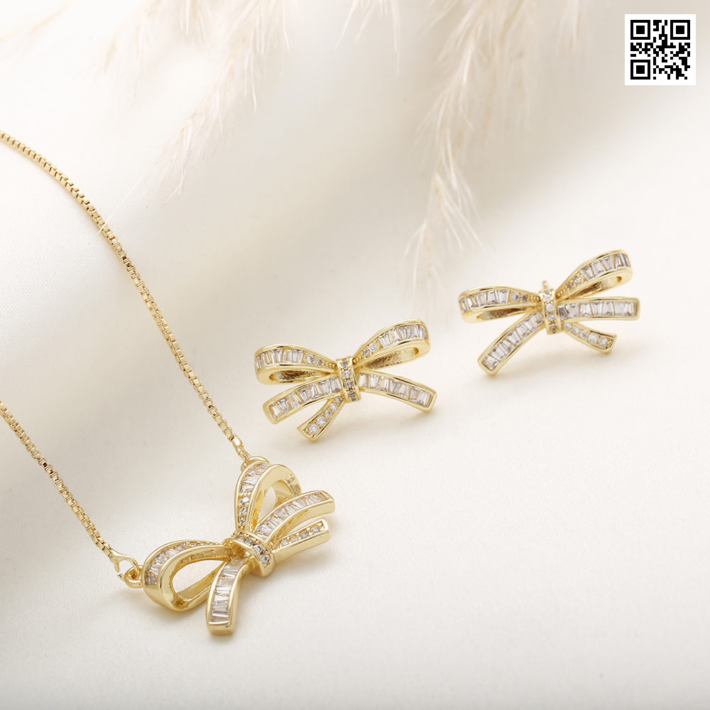 Juego de aretes 2131 dorado
