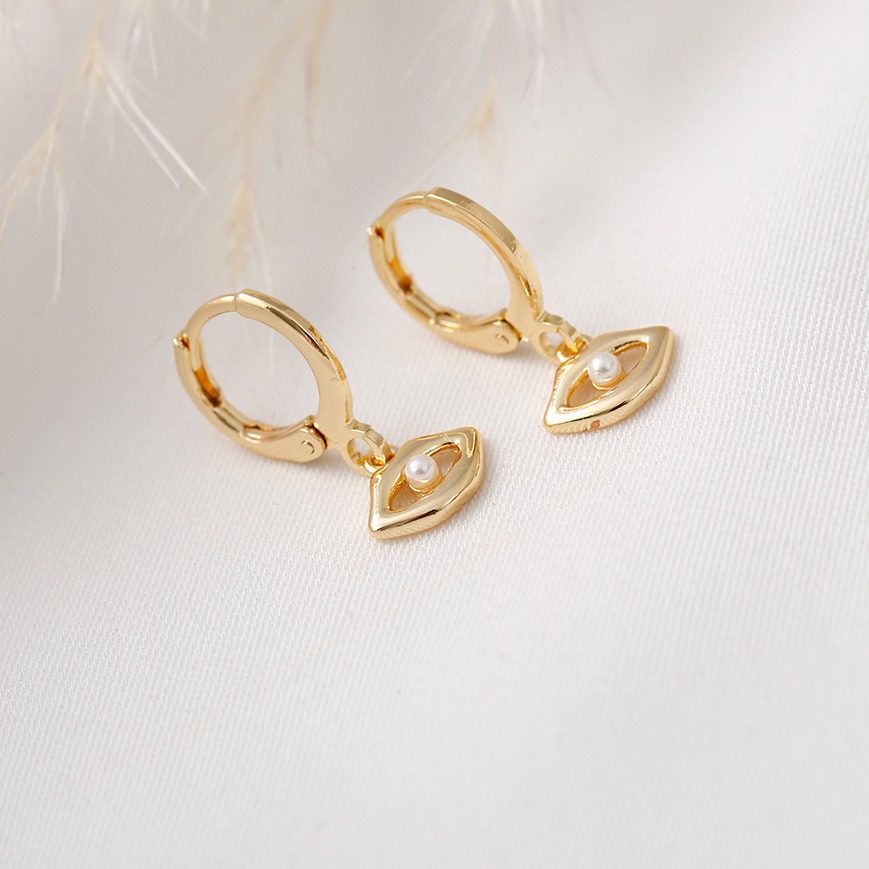 Aretes huggies 2044 dorado