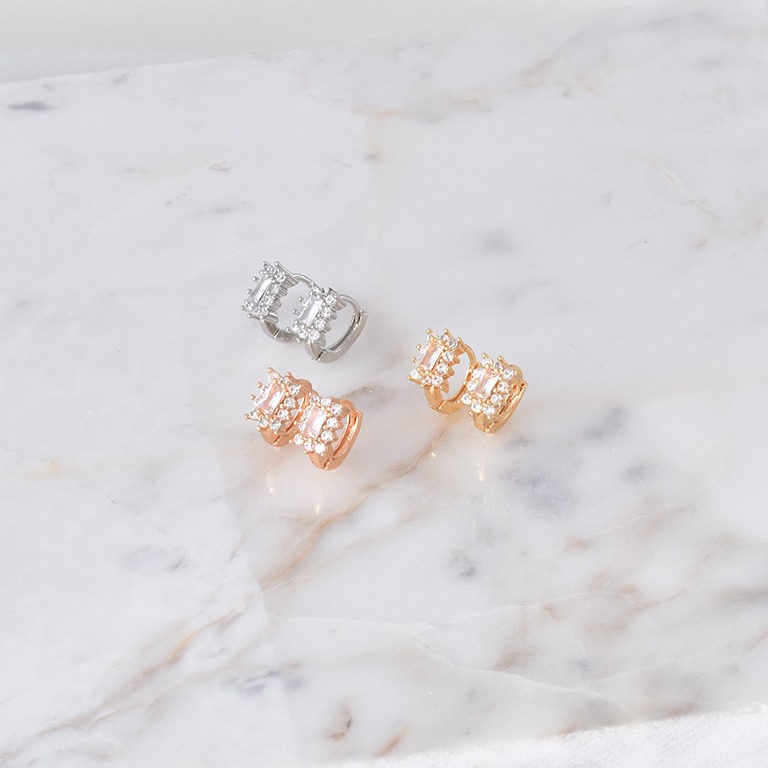Aretes huggies 6042 (3 pares)