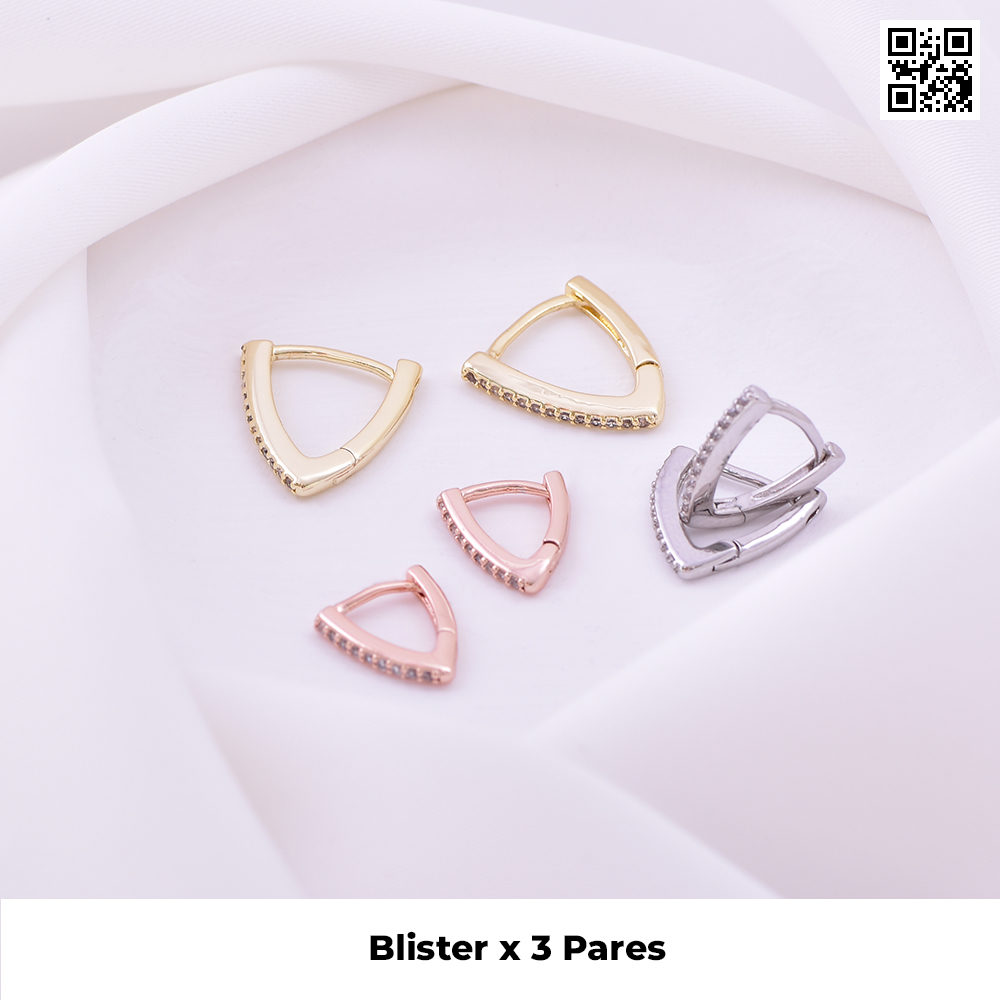 Aretes huggies 3033 dorado