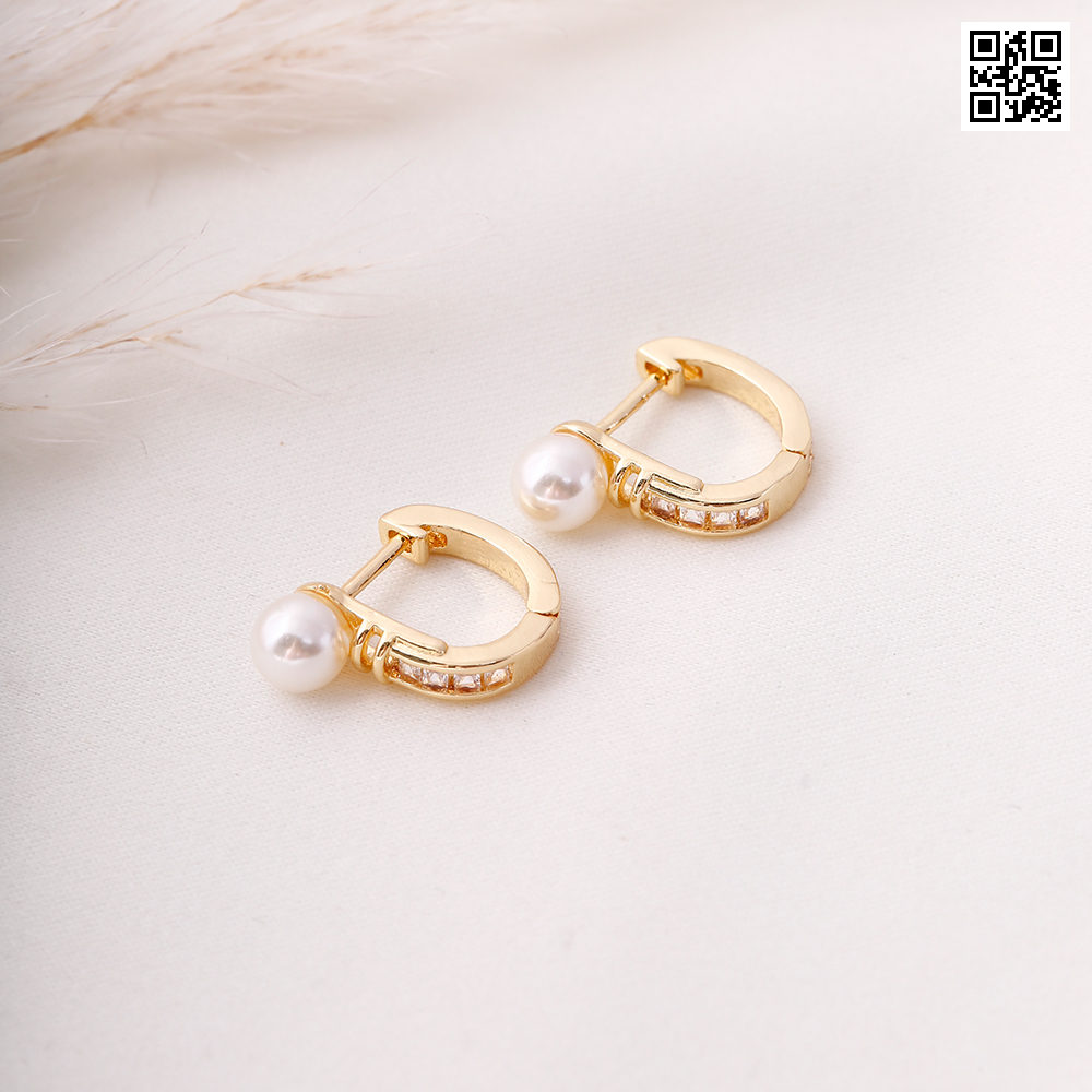 Aretes huggies 3574 dorado