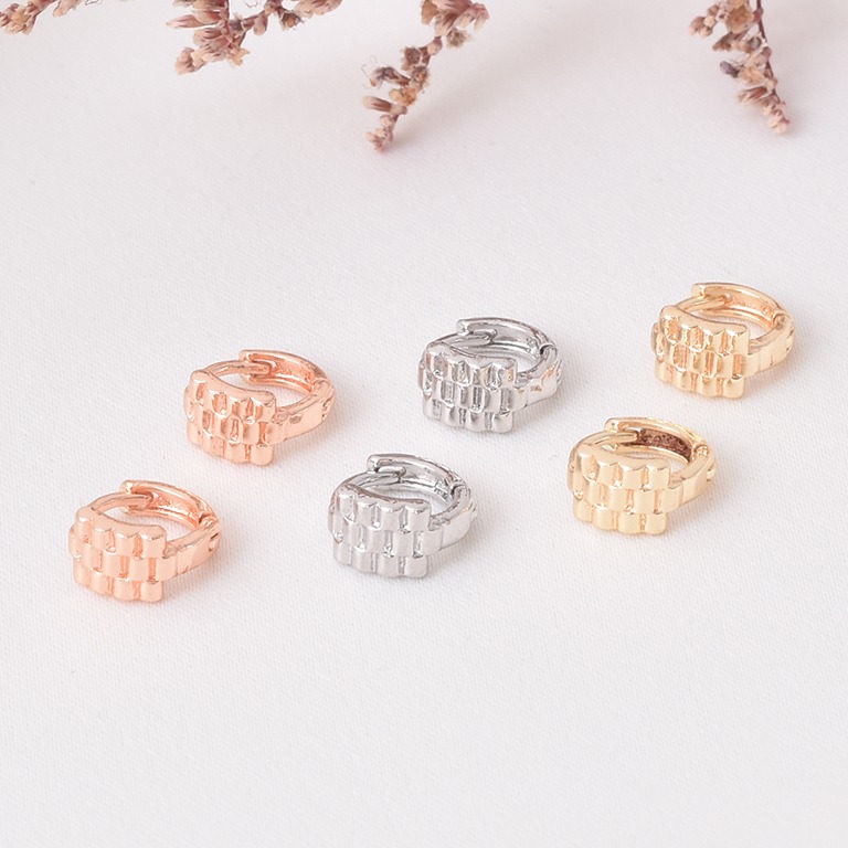 Aretes huggies 6004 (3 pares)