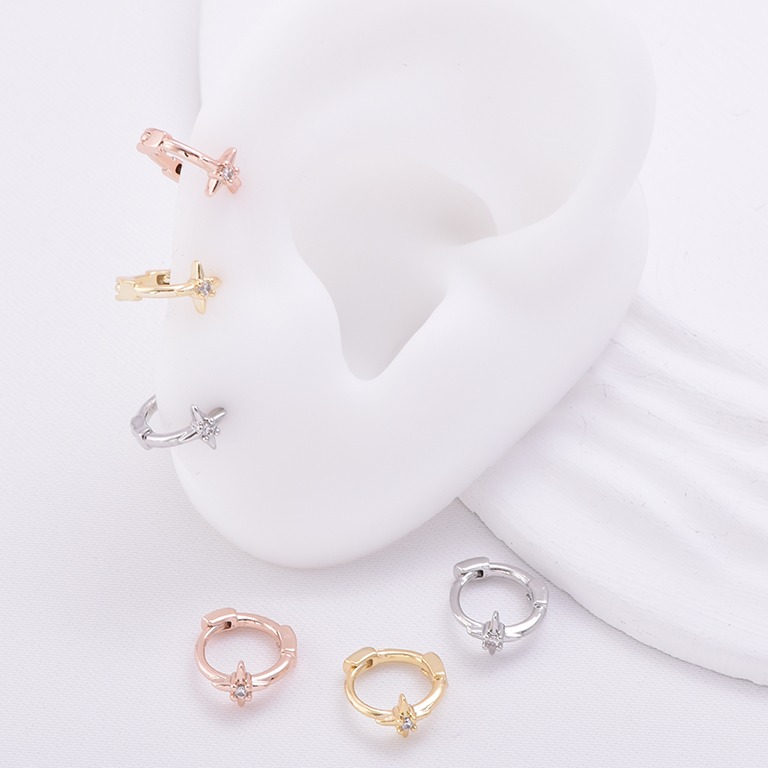 Aretes huggies 3158 (3 pares)