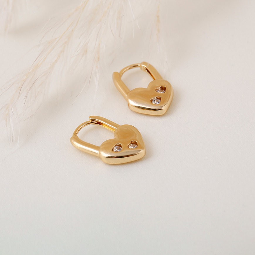 Aretes huggies 3043 dorado