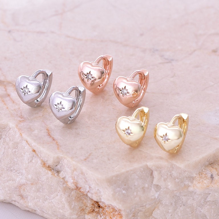 Aretes huggies 3130 (3 pares)